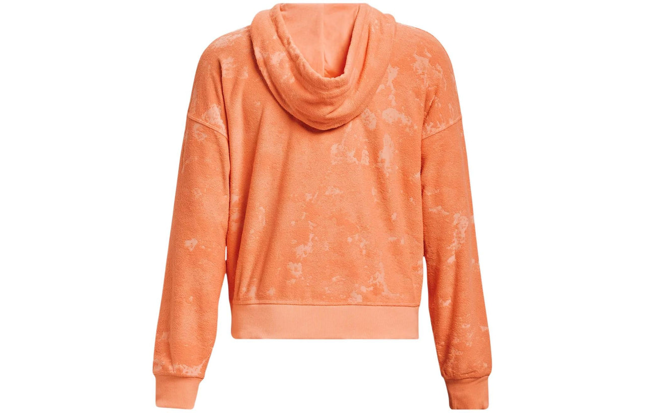 (WMNS) Under Armour Journey Terry Hoodie 'Orange' 1376915-868