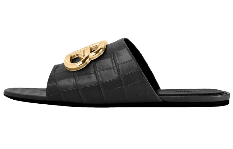 (WMNS) Balenciaga Sandals 'Black Gold' 629537WA9D11088