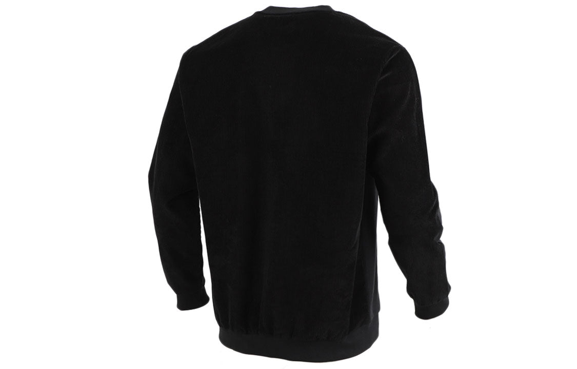 adidas originals Adv Crew logo Printing Casual Round Neck Pullover Sports Black GV0925
