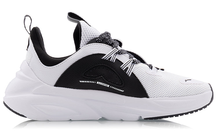 (WMNS) Li-Ning XingHuo Sport Leisure 'White Black' AGLQ066-1