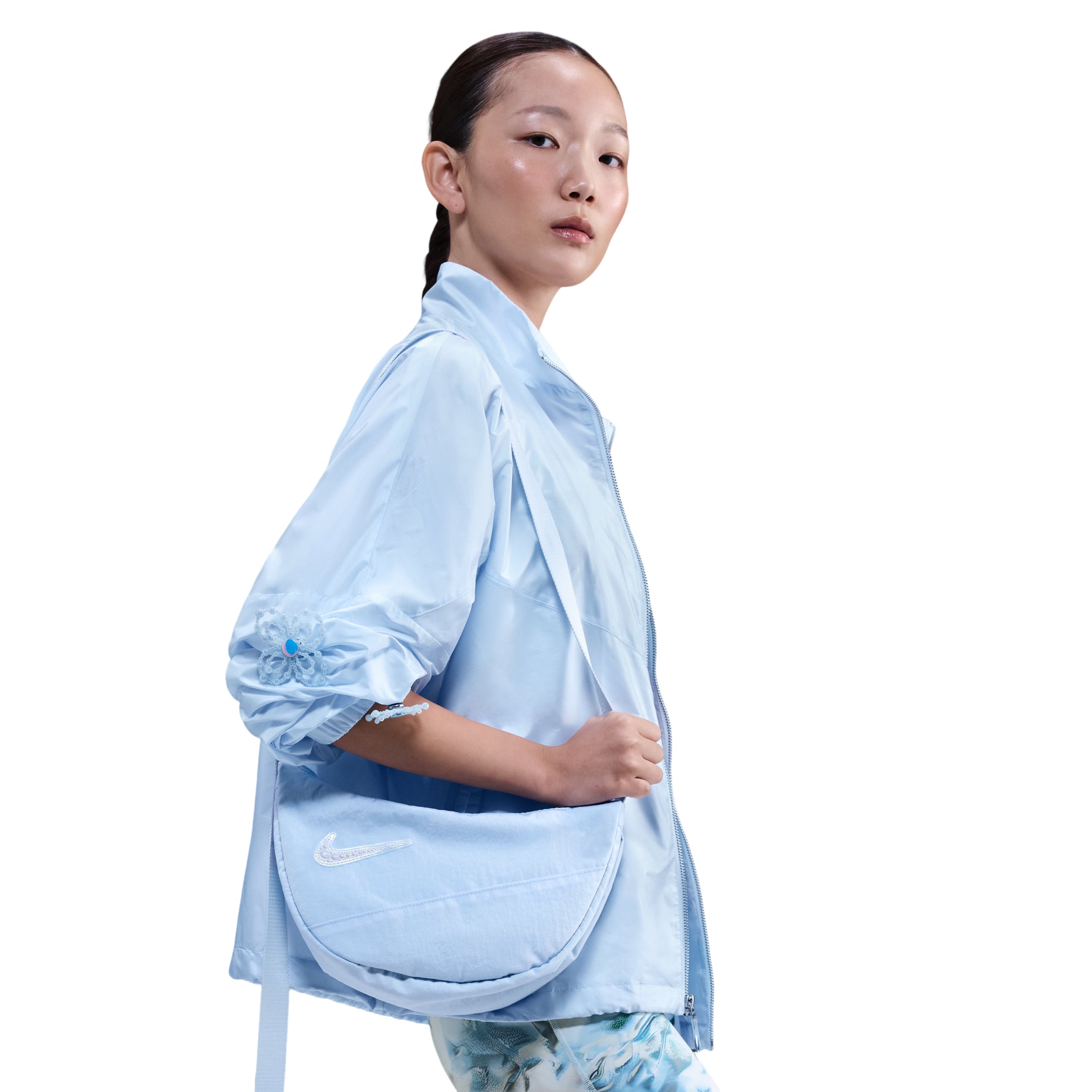 (WMNS) Nike x Susan Fang Crescent Crossbody Bag "Blue Tint" HV5272-423