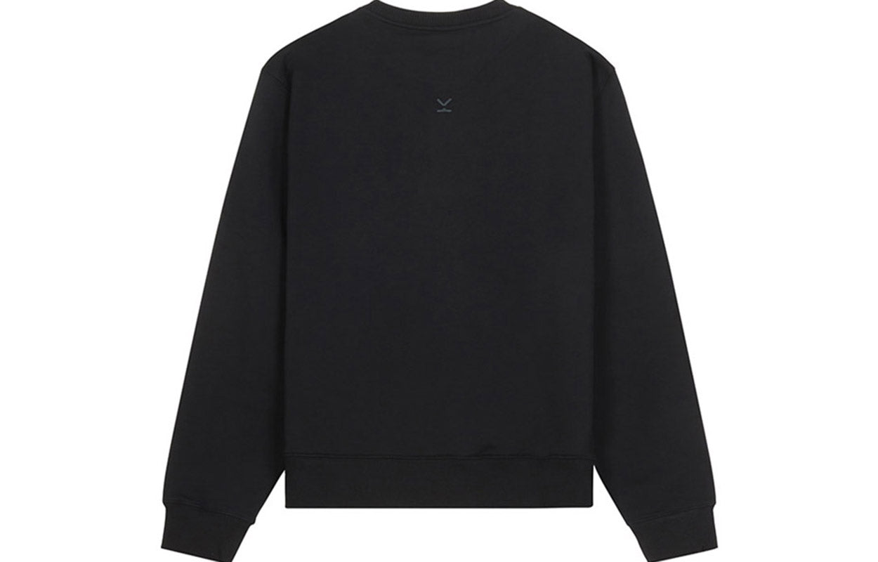 Men's KENZO SS21 Logo Round Neck Long Sleeves Black FB55SW0034ML-99