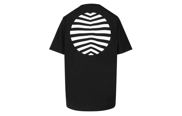 McQ Alexander McQueen Monster Small Monster Printing Short Sleeve Black 583304-ROT49-1011