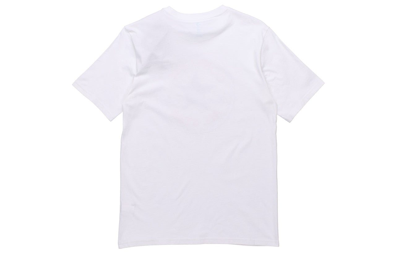 Men's Converse All Star Classic Round Neck Short Sleeve White 10007887-102