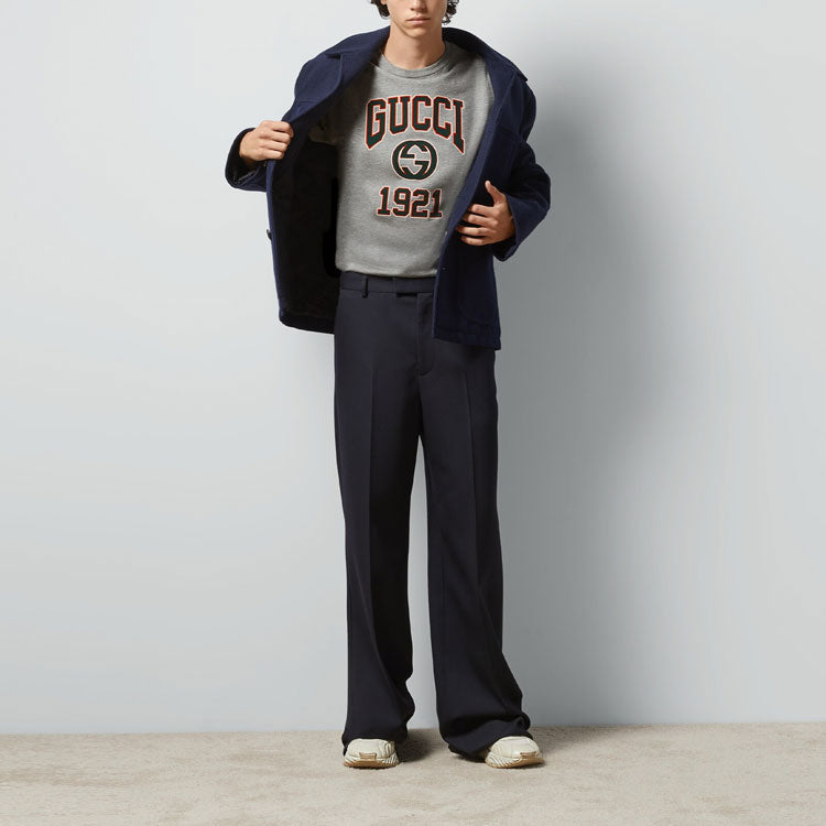 Gucci Cotton Jersey Printed T-Shirt 'Grey' 771758-XJGA5-1230