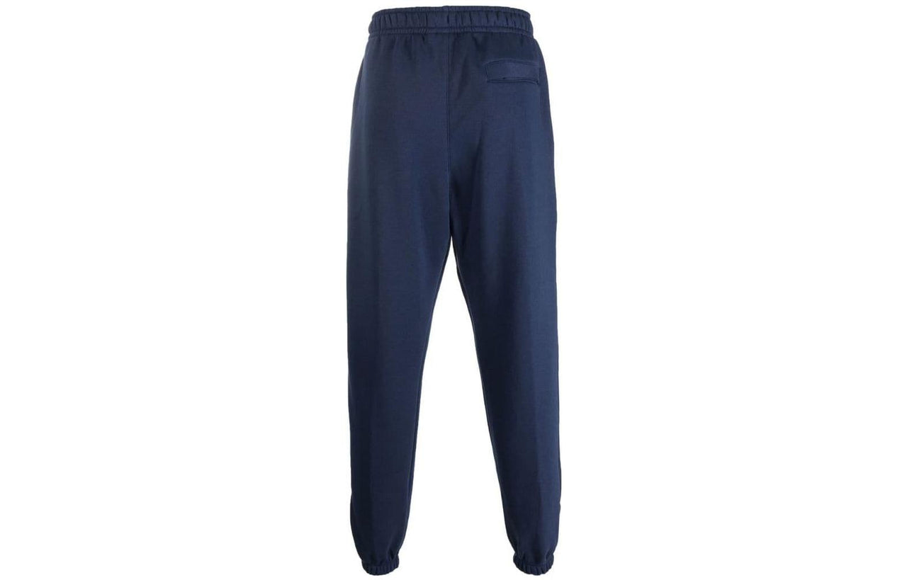 Men's Nike Brand Logo Embroidered Solid Color Cotton Sports Pants/Trousers/Joggers Navy Blue BV2737-410