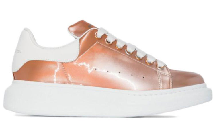 (WMNS) Alexander McQueen Oversized Sneakers 'Metallic Pink' 676703W4T511602