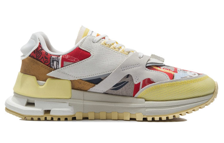 Li-Ning Classic Paris Fashion Week 2021' White Grey Yellow' AGCR097-7