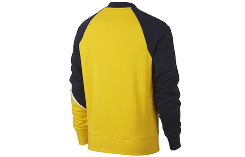 Nike French Terry logo Pullover Men Yellow AR3088-728