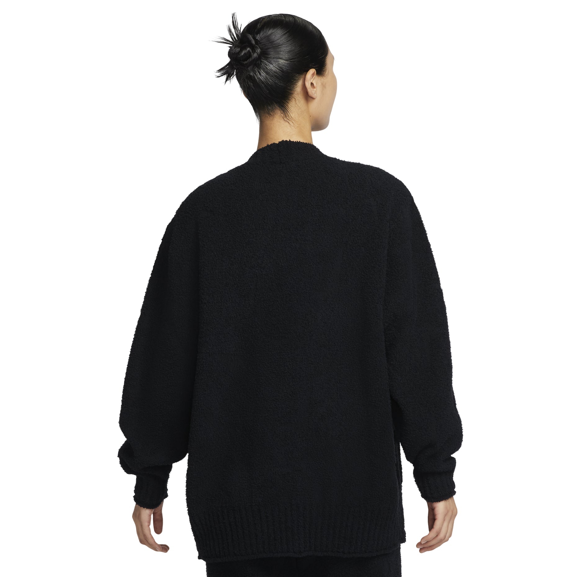 (WMNS) Nike Sportswear Phoenix Cozy Boucl T-Shirt 'Black' FZ1712-010