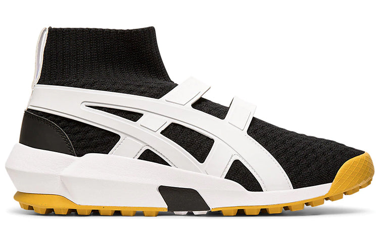 Onitsuka Tiger Knit Trainer Black White Yellow 1183A418-001