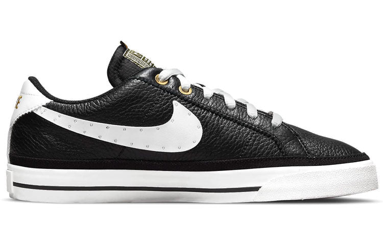 (WMNS) Nike Serena Williams Design Crew x Court Legacy 'Black Metallic Gold' DJ1454-001