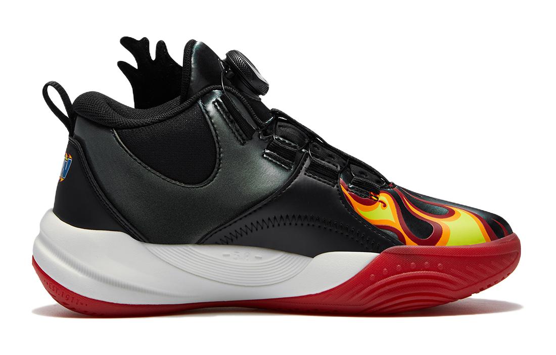 (GS) FILA FUSION Fashion Basketball Shoes 'Black Red' K15B342205FFW