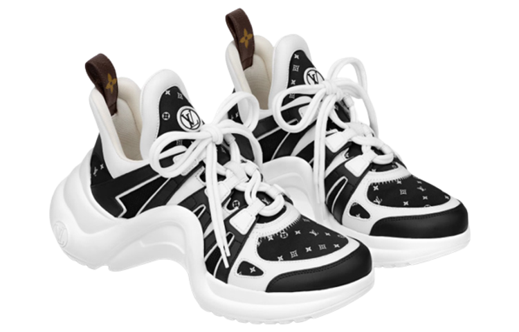 (WMNS) LOUIS VUITTON Archlight 1.0 Sneakers 'Black Monogram' 1ABHNZ