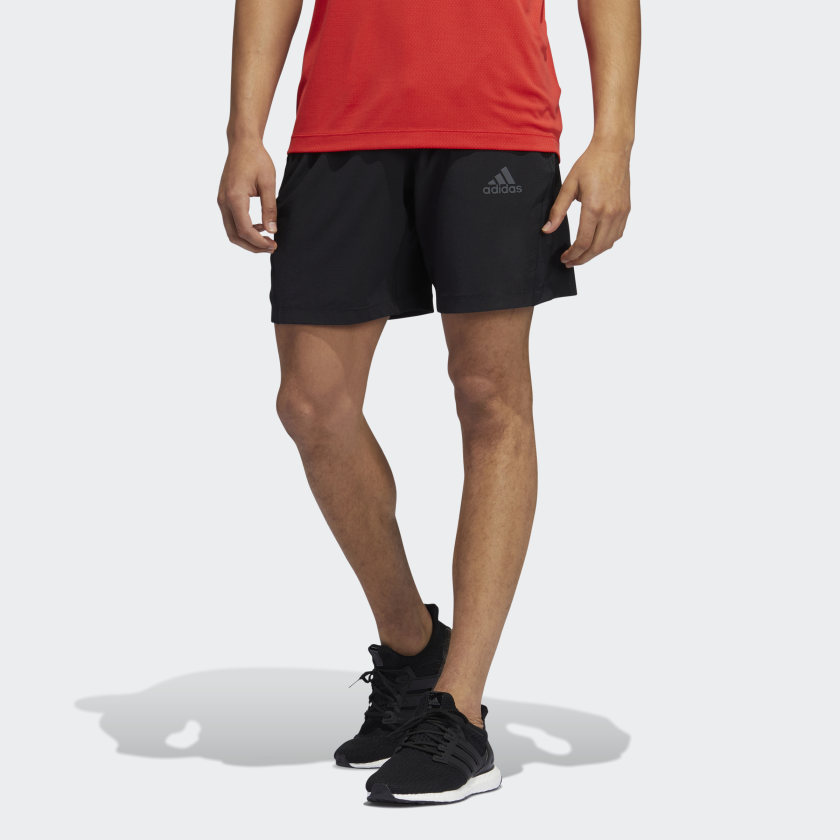 adidas Heat.rdy Warrior Sports Training Running Shorts Black GT8272