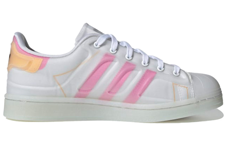 (WMNS) adidas originals Superstar Futureshell 'White Orange Pink' FY7357