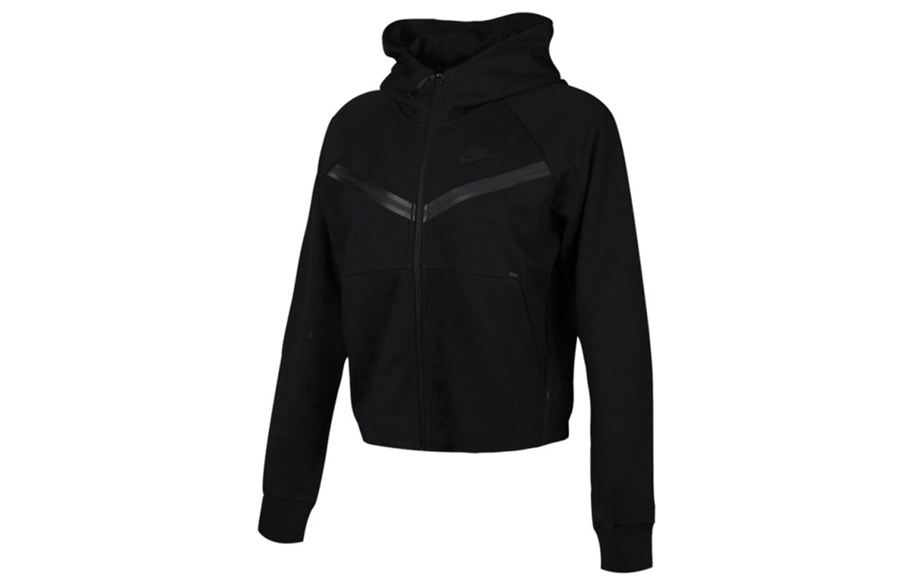 (WMNS) AS W Nike Sportswear TCH FLC WR Hoodie FZ Black CW4299-010
