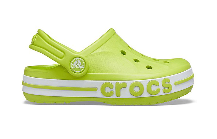 (PS) Crocs Outdoor Flat Heel Beach Sports Green Sandals 205100-3TX
