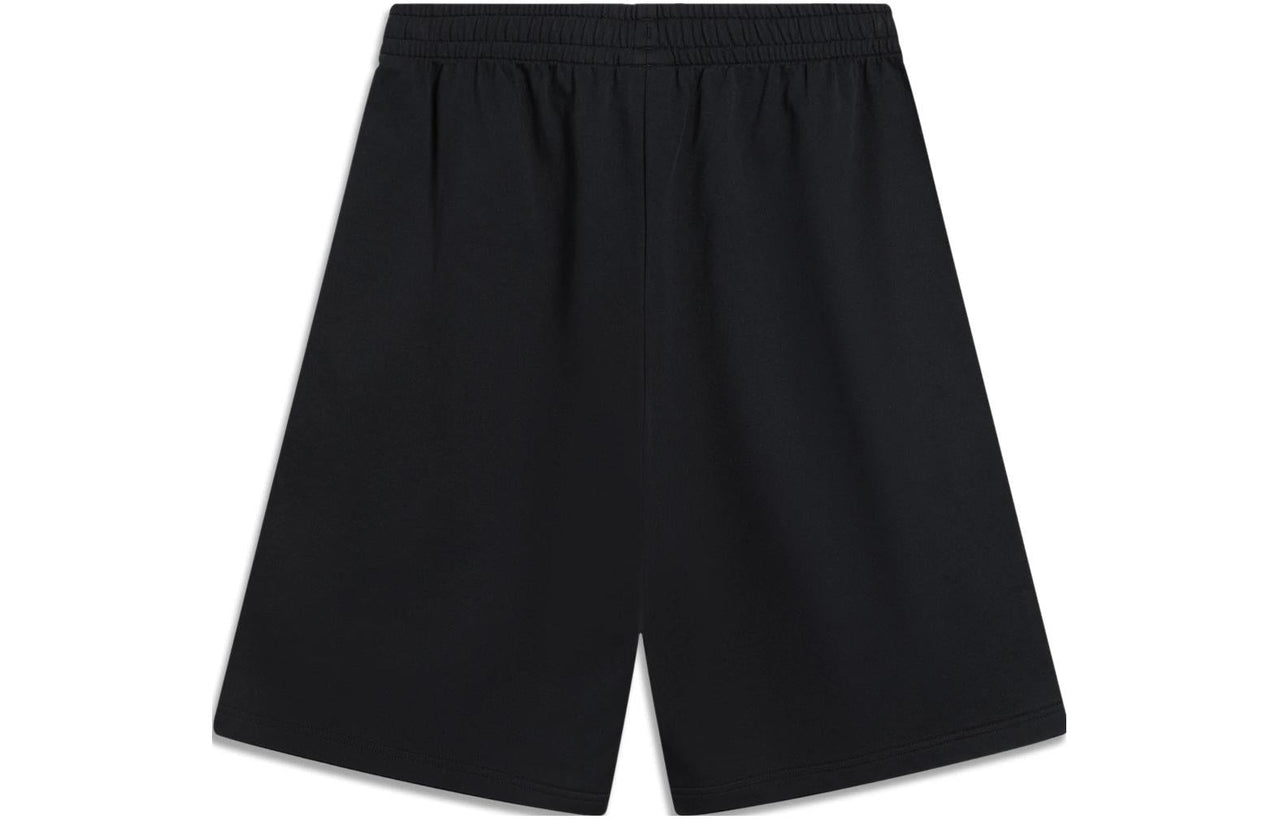 Li-Ning Double Embroidered Logo Shorts 'Black' AKST745-1