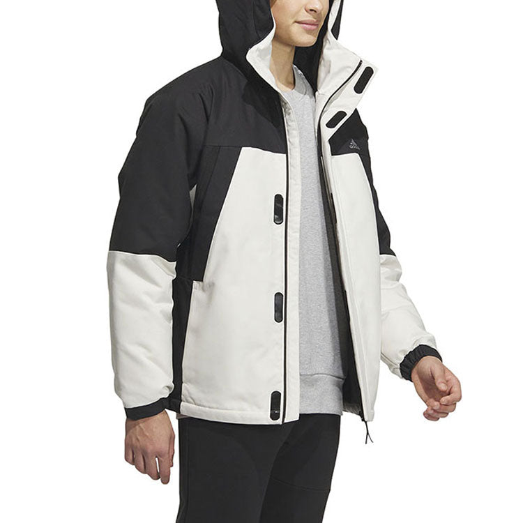adidas SHRT Down Parka Jackets 'White Black' IL8920