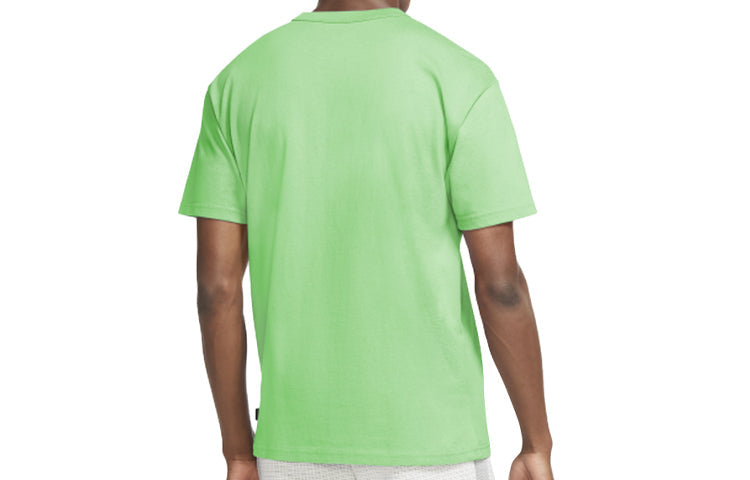 Nike Minimalistic Embroidered Logo Short Sleeve Green DB3194-390