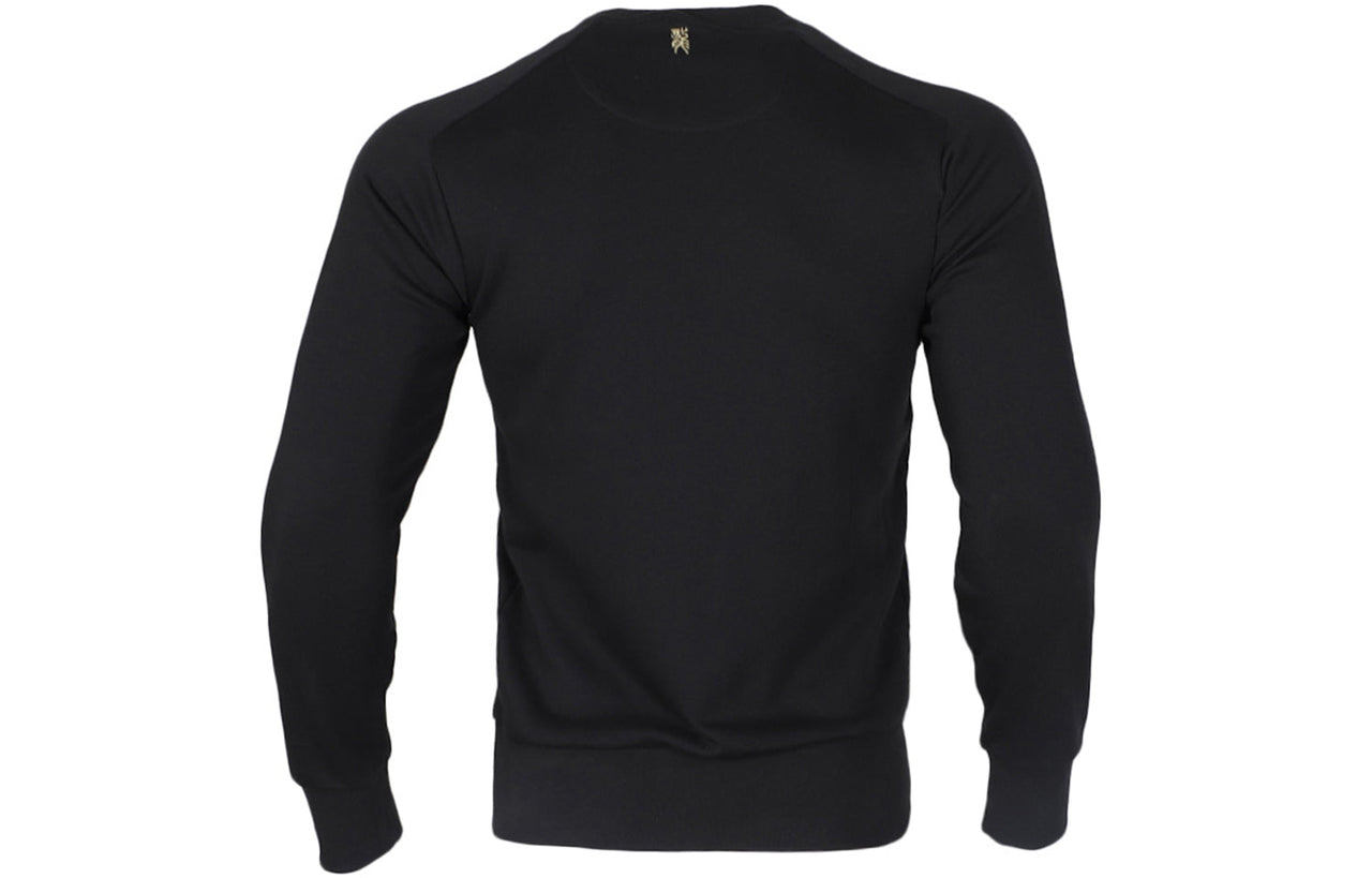 adidas Manchester United Soccer/Football Sports Round Neck Pullover Black GH0029