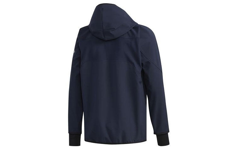 adidas Casual hooded Training Jacket Blue ED3728