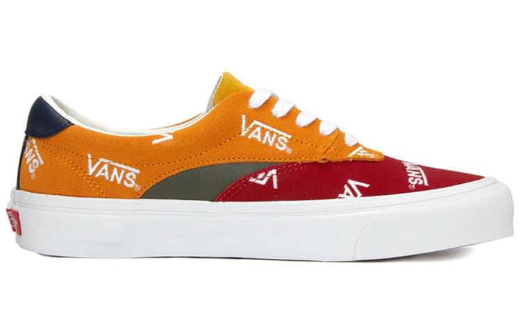 Vans Unisex SK8-Low Reissue Sneakers Red/Yellow VN0A4UWY9FI