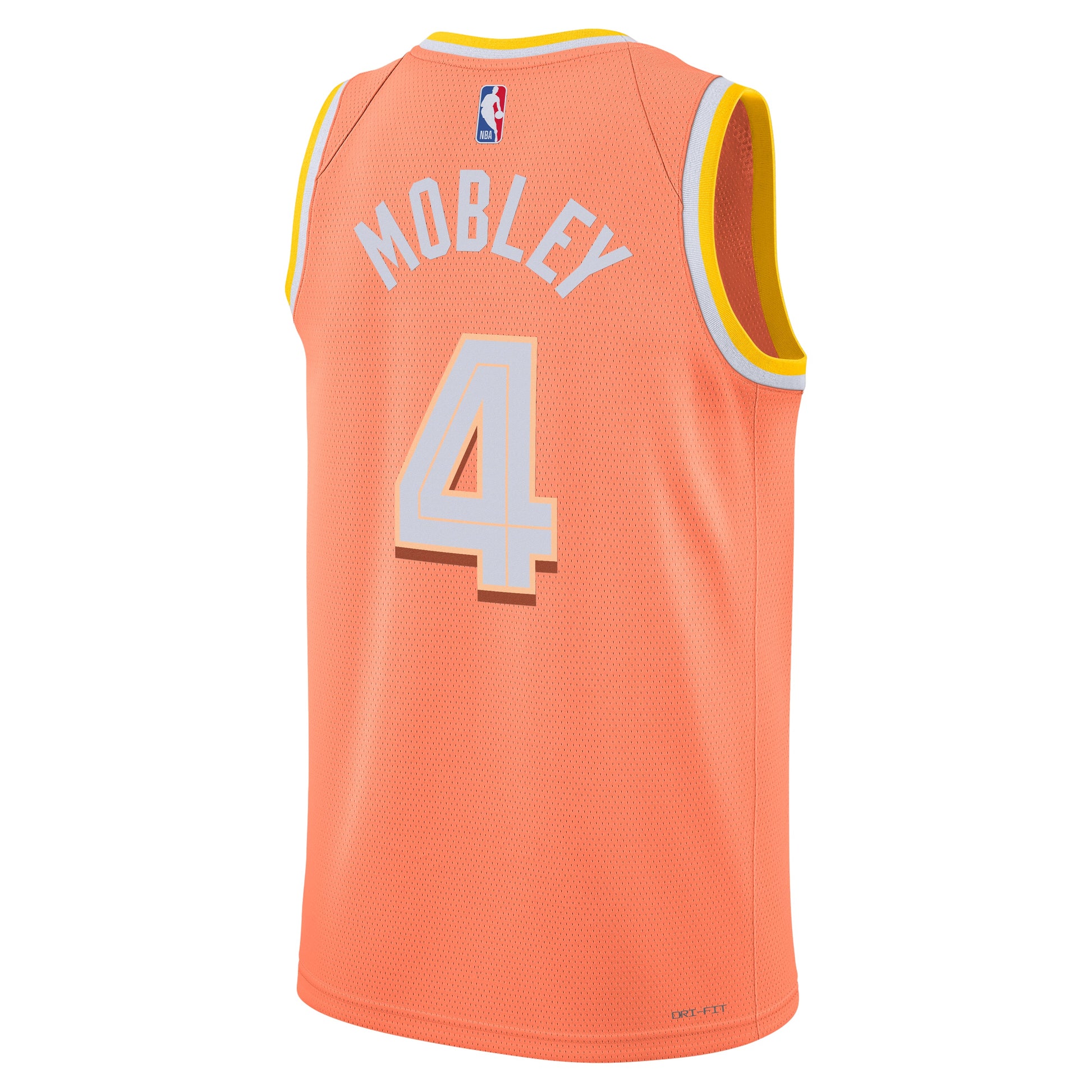 Nike NBA Evan Mobley Cleveland Cavaliers City Edition Swingman Jersey 'Orange Frost' HM5977-837