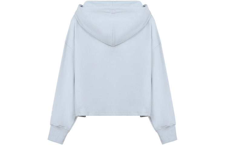 (WMNS) KENZO SS21 Cotton Hoodie Light Blue Gray FB52SW6264MS-93