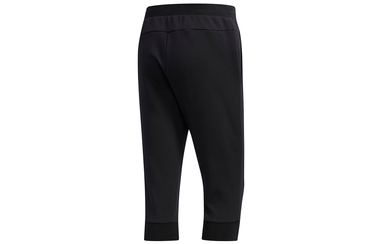adidas Ai Pt 34 3s Casual Sports Bundle Feet Cropped Pants Black EH3798