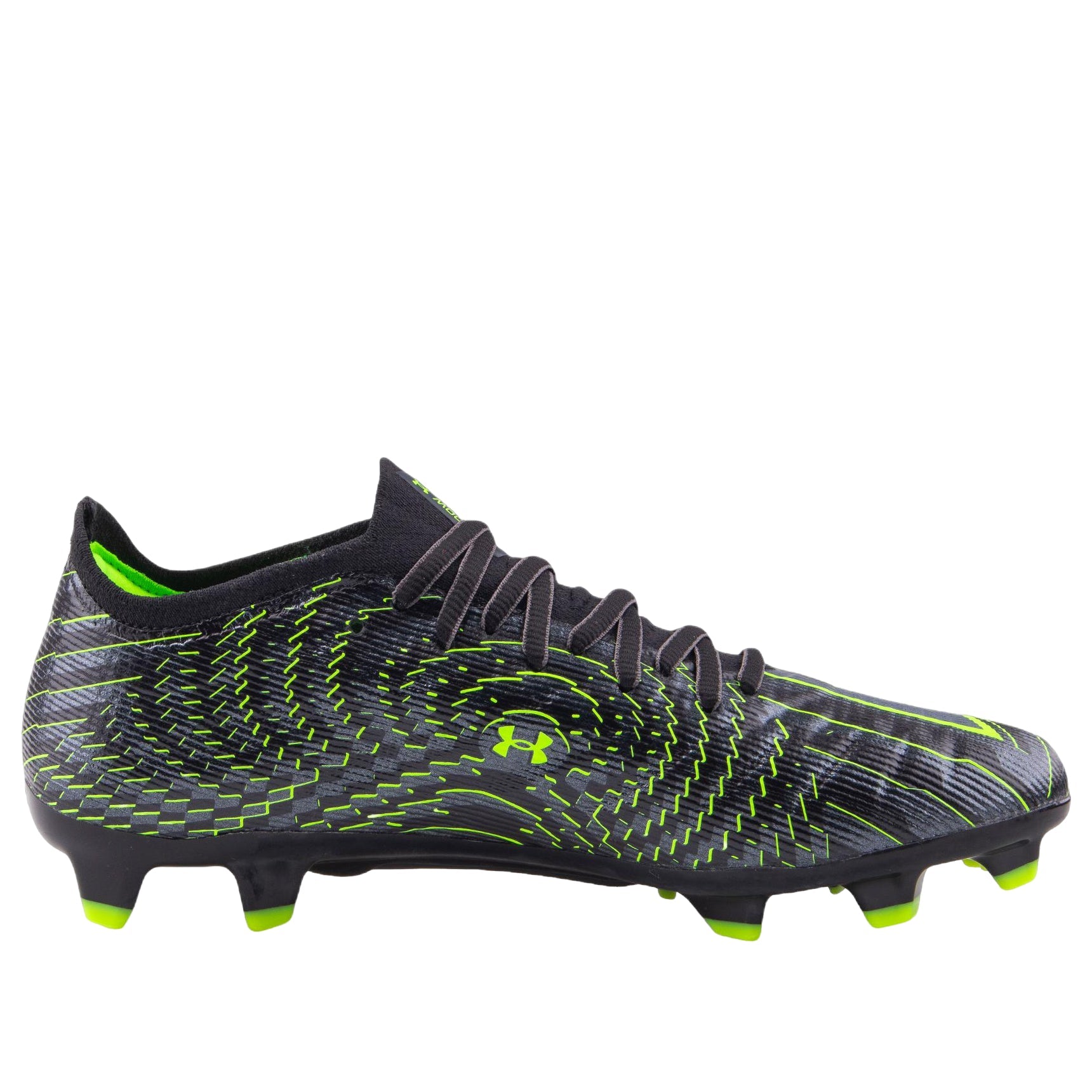 Under Armour Shadow Pro 4 FG 'Black Titan Gray Hyper Green' 6006229-001