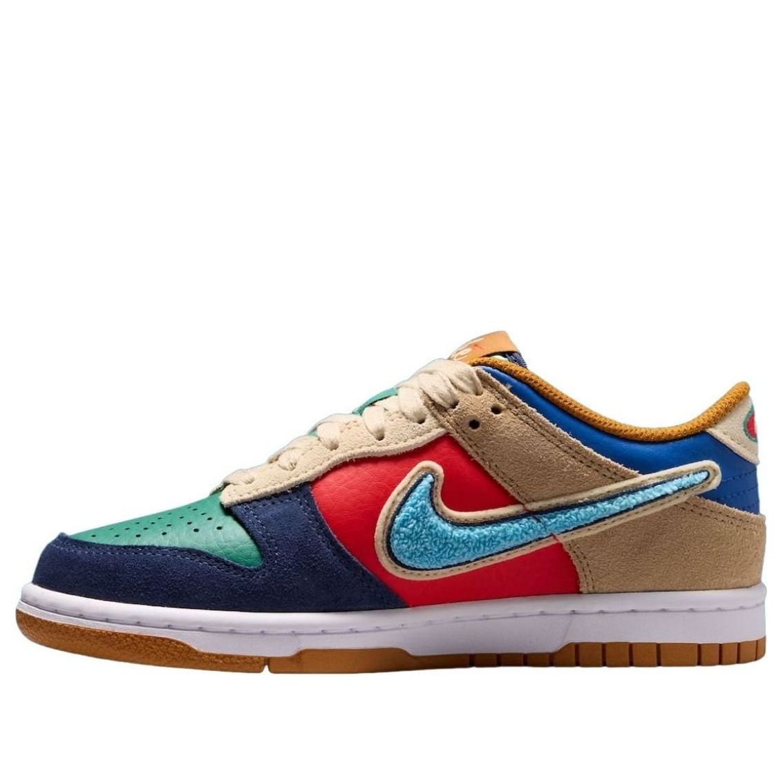 (GS) Nike Dunk Low 'Midnight Navy Noise Green' IV6203-410