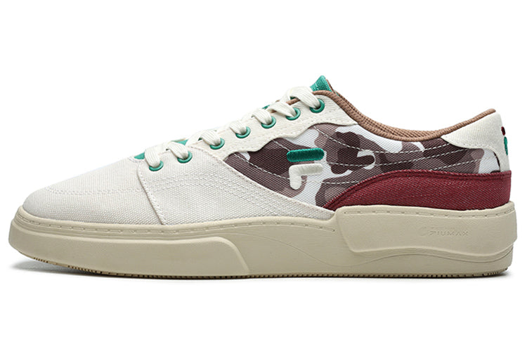FILA FUSION Lifestyle Skate Shoes 'White Brown' T12M228211FGB