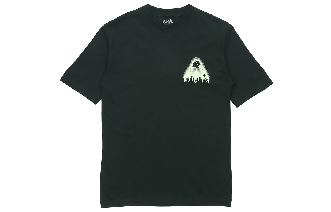 PALACE Tri-Cult Tee limited Triangle Printing Short Sleeve Unisex Black P19TS334