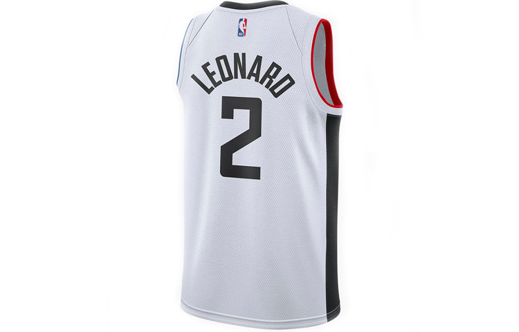 Nike NBA City SW Fan Edition Los Angeles Clippers Leonard 2 Basketball Jersey/Vest White AV4644-102