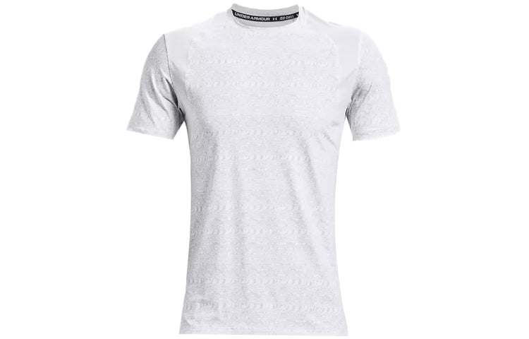 Under Armour Iso-Chill Run 200 Print Short Sleeve 'White' 1366497-100