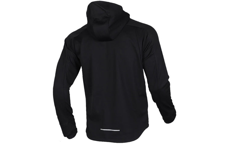 Nike Shield Reflective Zipper Sports Hooded Jacket Black BV4881-010