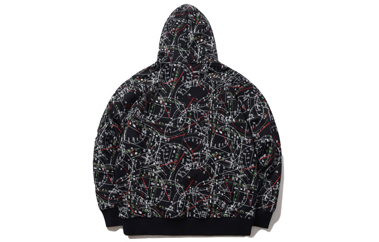 Li-Ning Red Flag Casual Sports Pullover Hoodie 'Black' AWDPB09-3