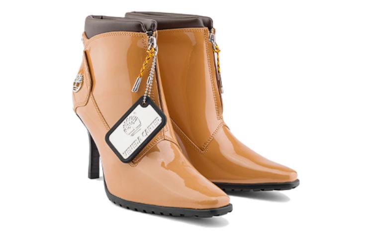 (WMNS) Timberland x Veneda Carter Zip Boots 'Wheat Patent Leather' A69SQW