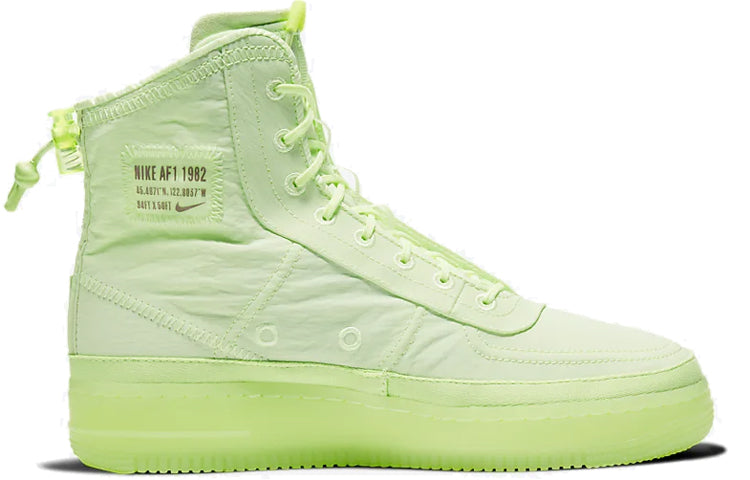 (WMNS) Nike Air Force 1 High Shell 'Volt' BQ6096-700