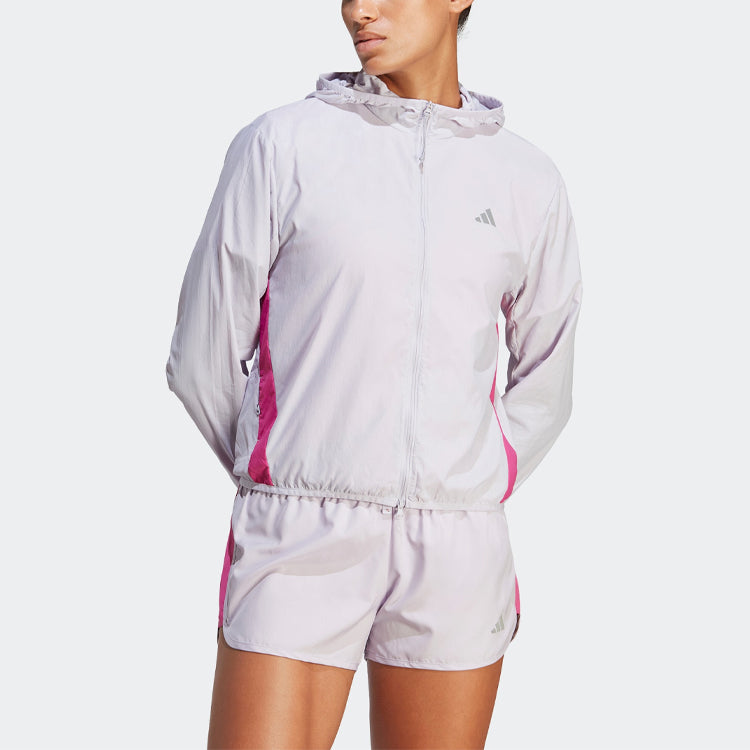 (WMNS) adidas Run It Windbreaker Jackets 'Purple' HR9913