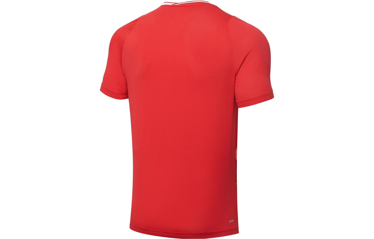 Li-Ning Graphic Badminton Competition T-shirt 'Red' AAYT057-2