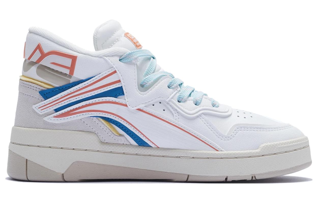 (WMNS) Li-Ning Mid Prm 'White Red Blue' AGCS152-4