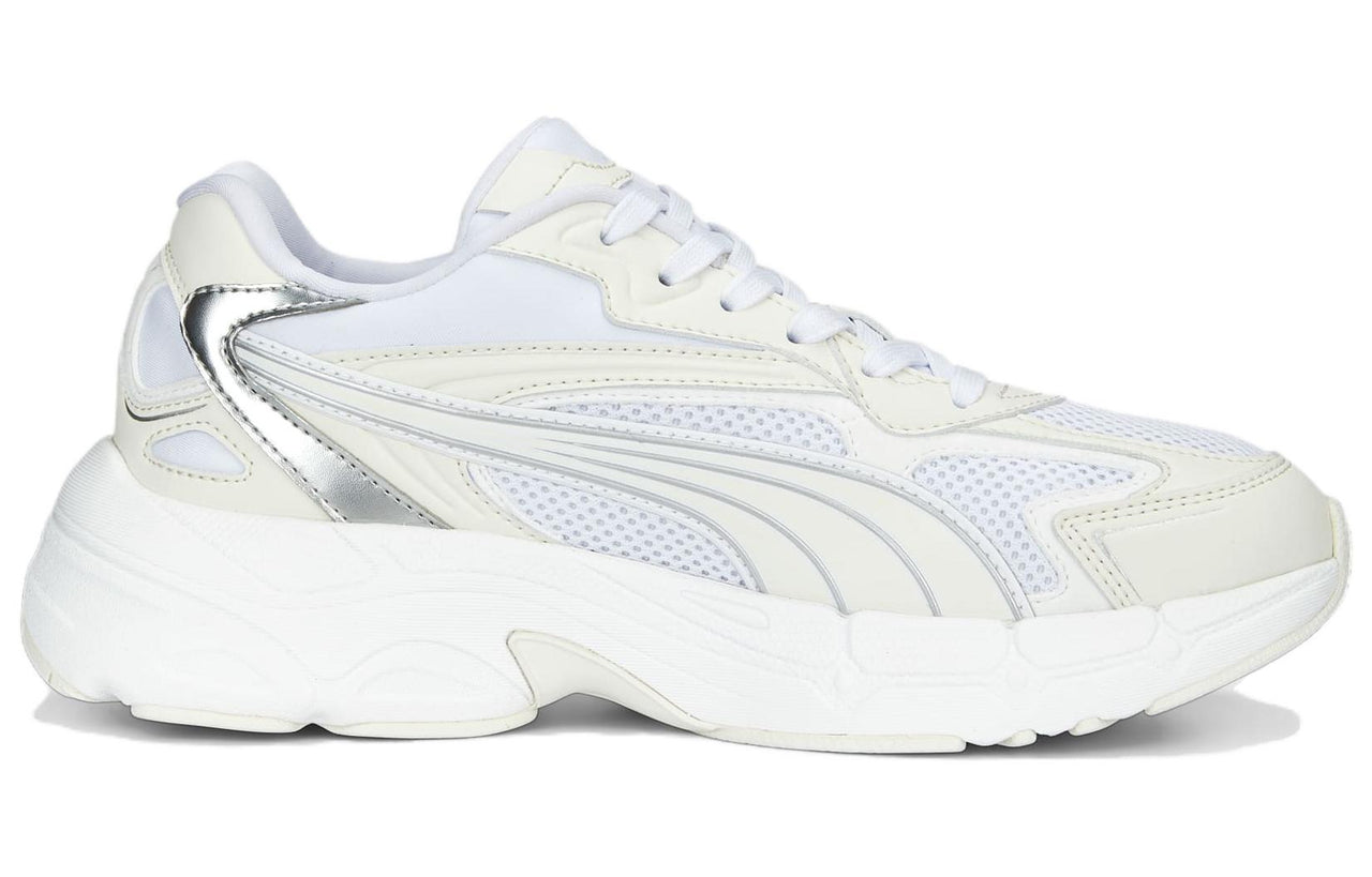 (WMNS) PUMA Teveris Nitro 'Metallic - Warm White' 391098-01