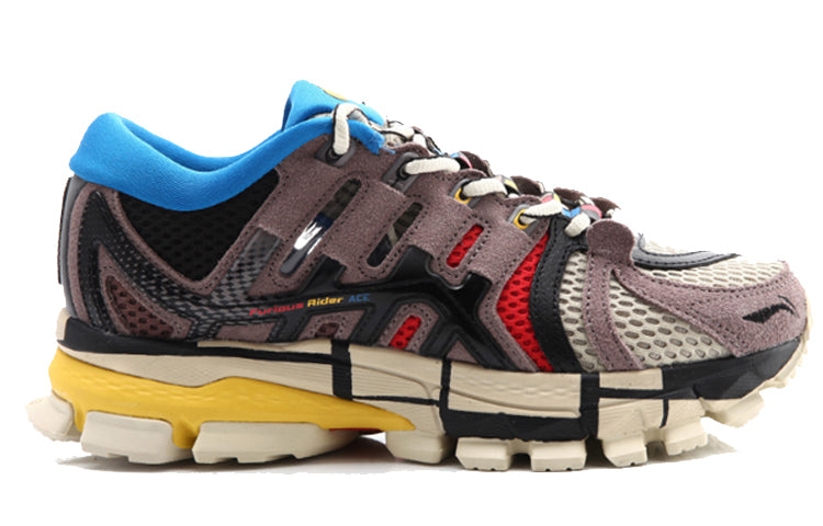 (WMNS) Li-Ning Furious Rider Ace x Paris Fashion Week 'Brown Blue Yellow' ARZN004-5