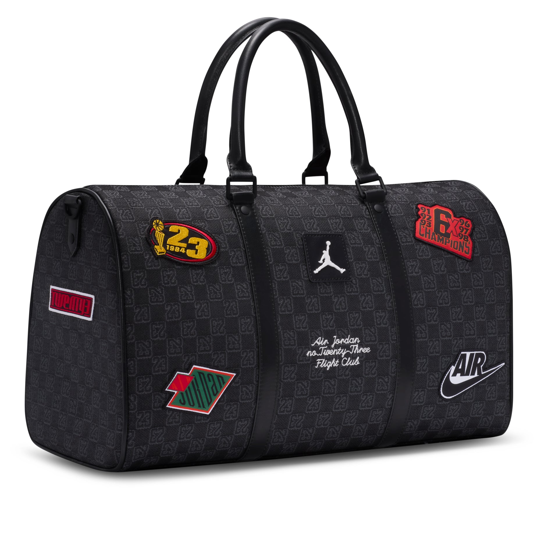 Jordan Monogram Duffle 'Black' IQ3207-010