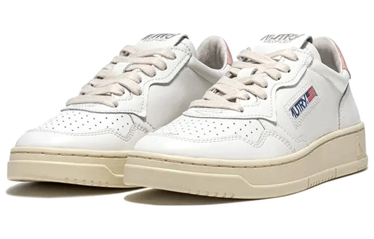 (WMNS) Autry Medalist Leather Low 'White Pink' AULW-LL16