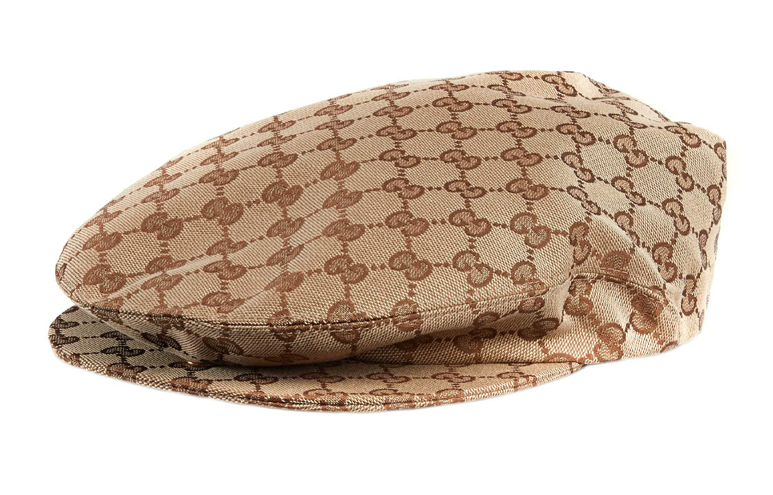 Gucci Original GG Canvas Flat Cap 'Beige Dark Brown' 696856-4HAOB-9764