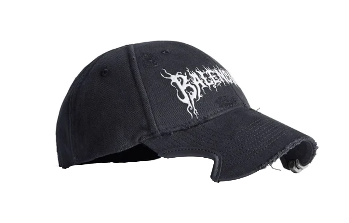 Balenciaga Diy Metal Outline Cap 'Black' 771963410B21702